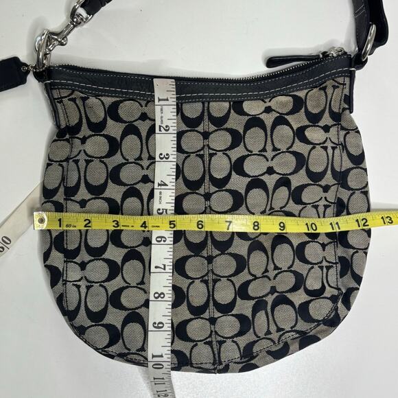 Coach Black Signature Logo Chelsea Shoulder Bag - Picture 6 of 10